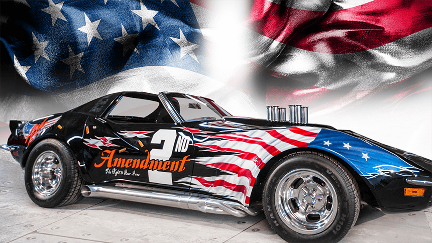 American Rebel's 2nd Amendment Corvette
