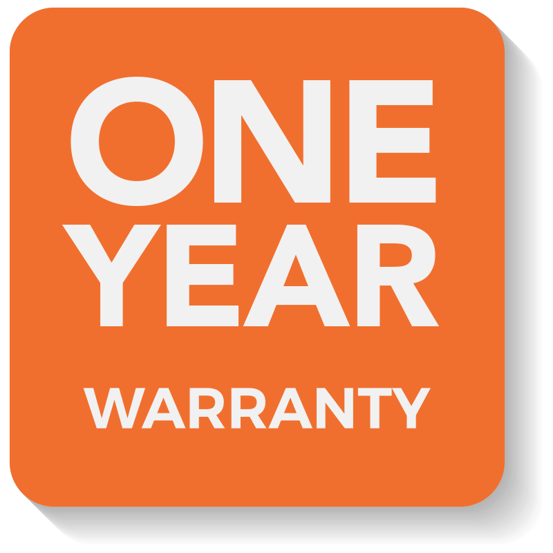 One Year Warranty