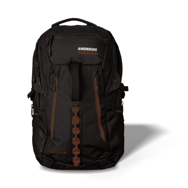 XL Freedom Concealed Carry Backpack - Black/Brown